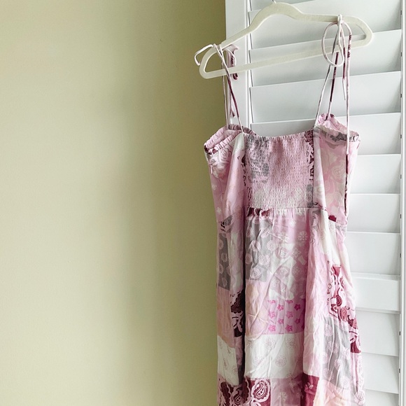 Wilfred Fable Pink Patchwork Mini Dress - Picture 4 of 4